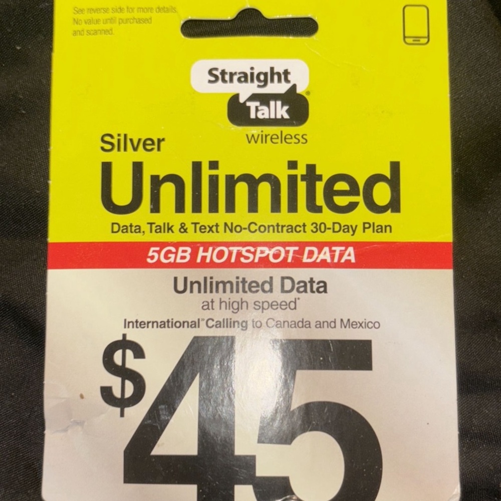 NEW NEW NEW Straight Talk phone card